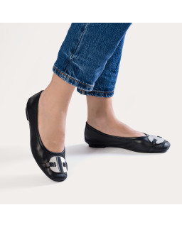 Ballerines Hermes en cuir - Élégance & Style | Reqins