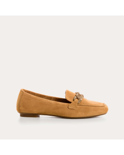 Mocassins Holding en cuir velours - Allure Preppy | Reqins
