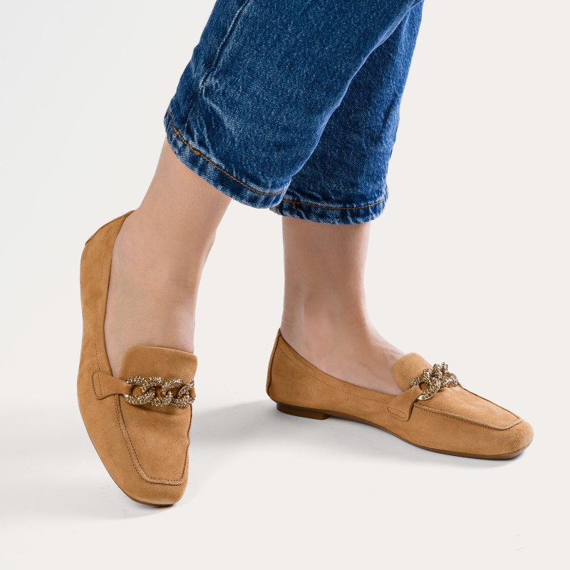 Loafers Holding in suede - Allure Preppy