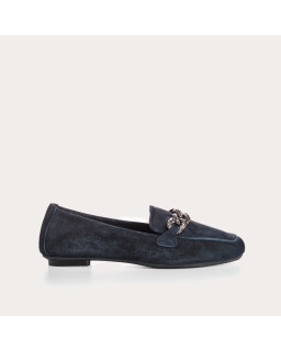 Mocassins Holding en cuir velours - Allure Preppy | Reqins