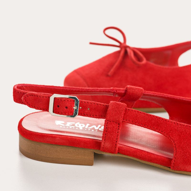 Slingback Circee black suede balloons