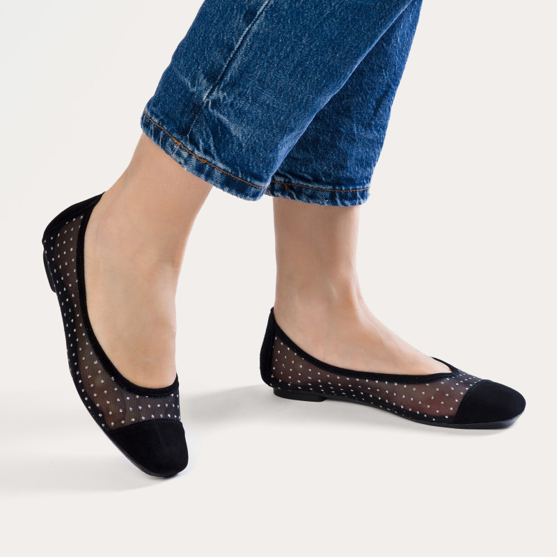Halcine Ballerinas - Tulle Women's Shoes | Reqins