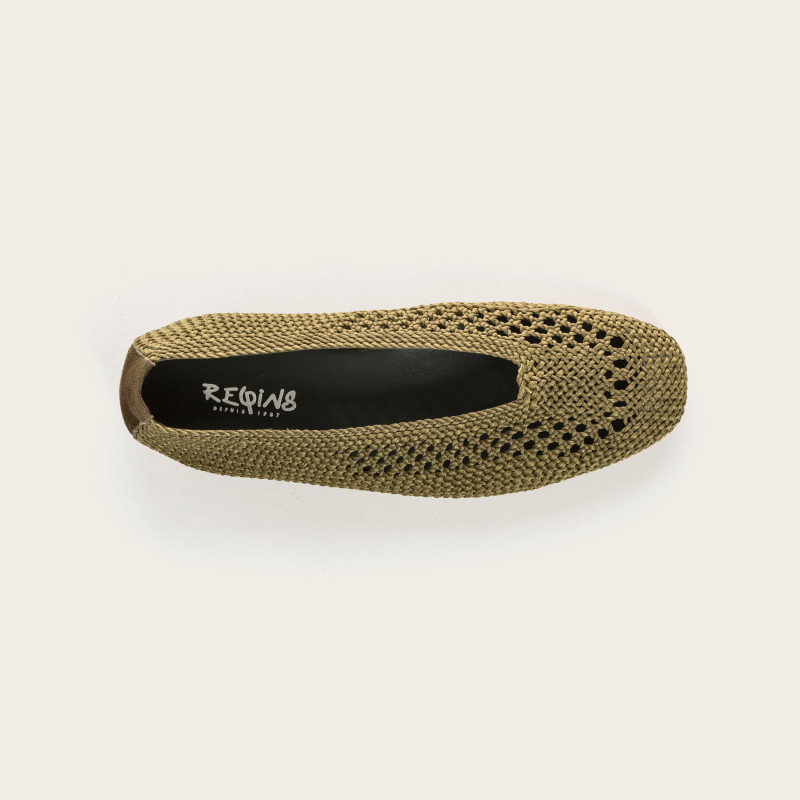 Hanaba braided crochet ballerinas