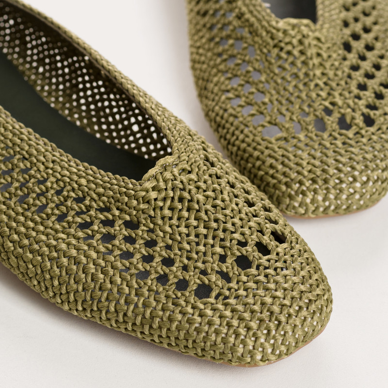 Hanaba Openwork Crochet Ballerinas | Reqins