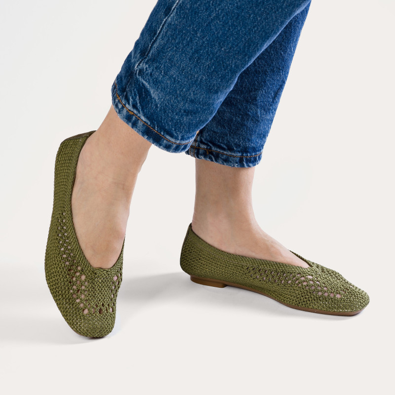 Ballerines Hanaba en crochet ajouré | Reqins