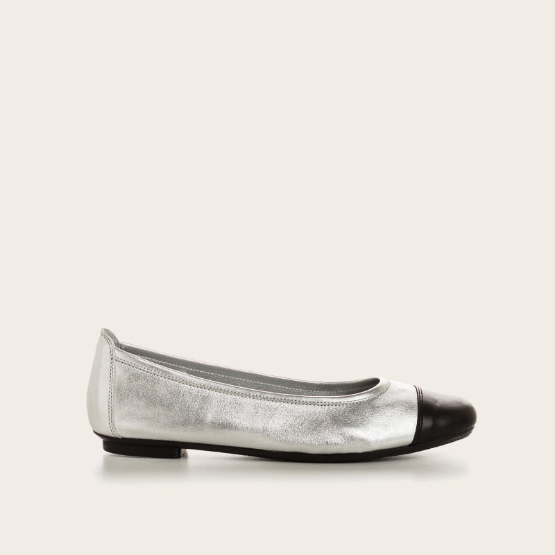 Ballerinas Halcine Halcores Silver - Elegance & Comfort | Reqins