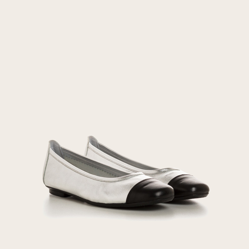 Ballerinas Halcine Halcores Silver - Elegance & Comfort | Reqins