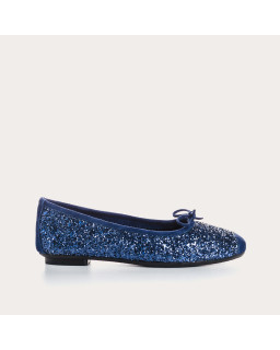 Harmony ballerinas with glitter and square tip