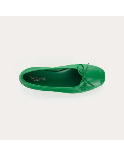 Harmony smooth leather ballerinas