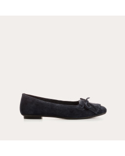 Hindi Suede Ballerina Flats | Reqins