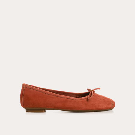 Harmony soft suede ballerinas