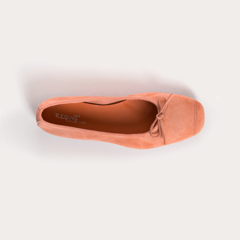 Harmony soft suede ballerinas