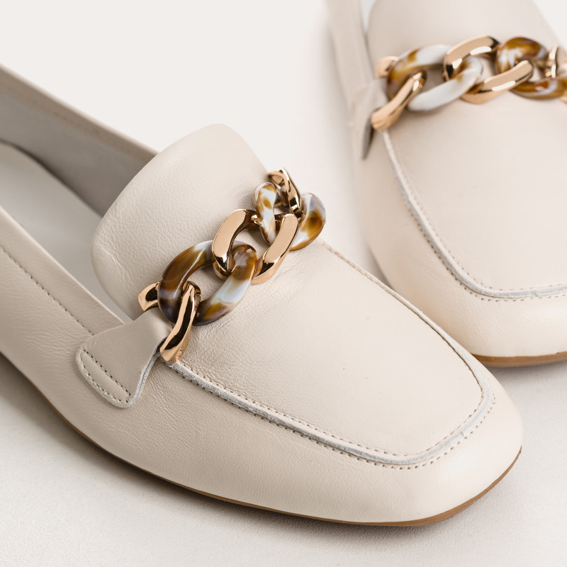 Leather Jewel Leather Moccasins - Horel | Reqins