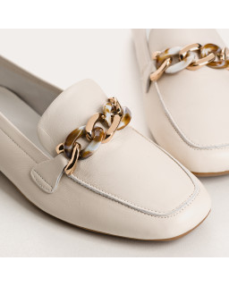 Leather Jewel Leather Moccasins - Horel | Reqins