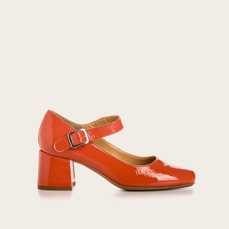 Naplak Leather Mary Janes Leather Pumps - Galante | Reqins