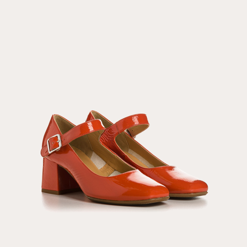 Naplak Leather Mary Janes Leather Pumps - Galante | Reqins