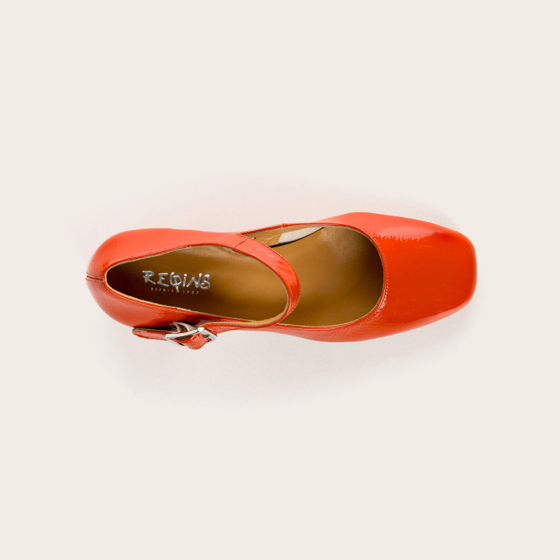 Naplak Leather Mary Janes Leather Pumps - Galante | Reqins