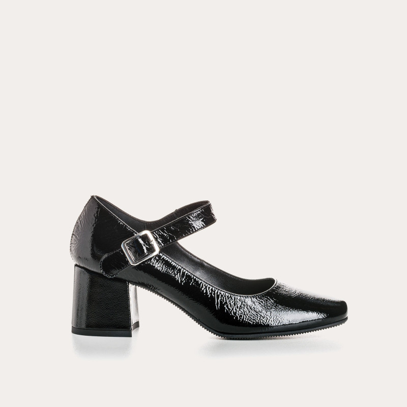 Naplak Leather Mary Janes Leather Pumps - Galante | Reqins