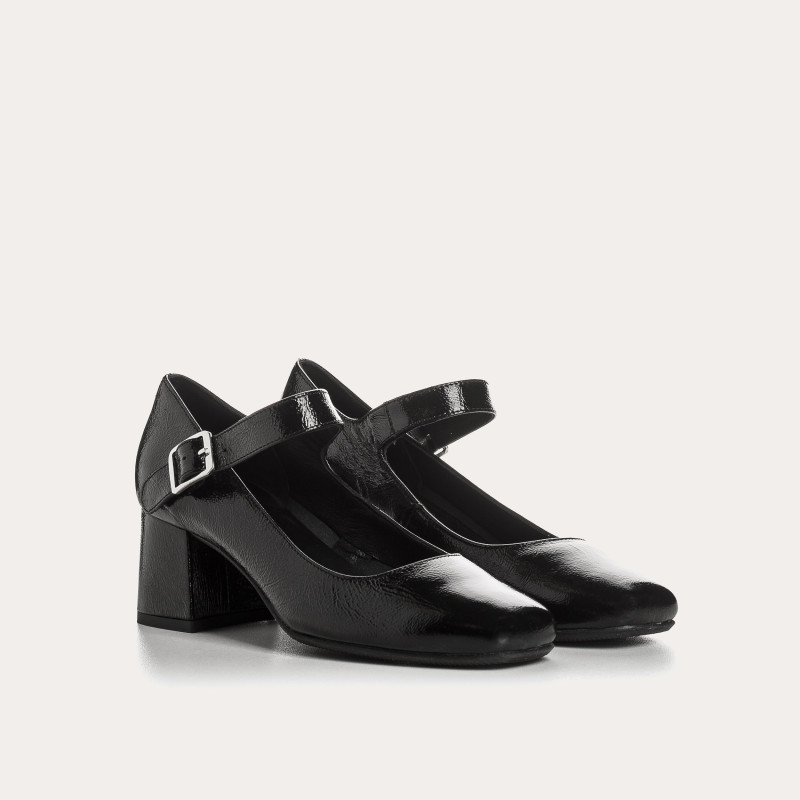 Naplak Leather Mary Janes Leather Pumps - Galante | Reqins
