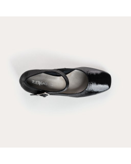 Naplak Leather Mary Janes Leather Pumps - Galante | Reqins