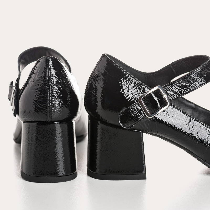 Naplak Leather Mary Janes Leather Pumps - Galante | Reqins