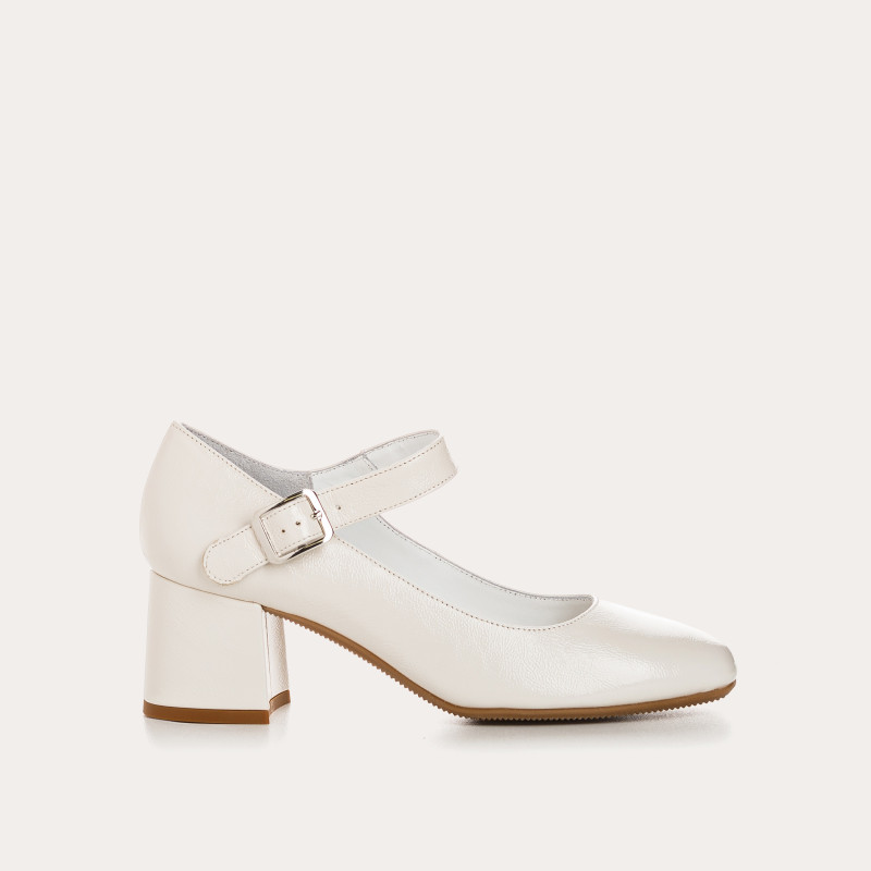 Naplak Leather Mary Janes Leather Pumps - Galante | Reqins