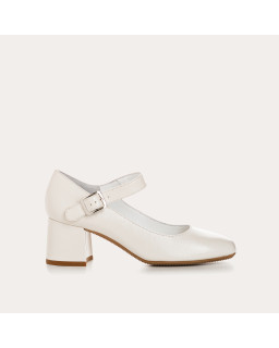 Naplak Leather Mary Janes Leather Pumps - Galante | Reqins