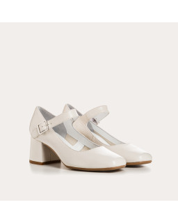 Naplak Leather Mary Janes Leather Pumps - Galante | Reqins