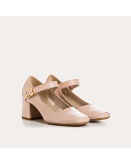 Naplak Leather Mary Janes Leather Pumps - Galante | Reqins