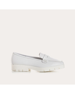 Small Leather Smooth Leather Loafers