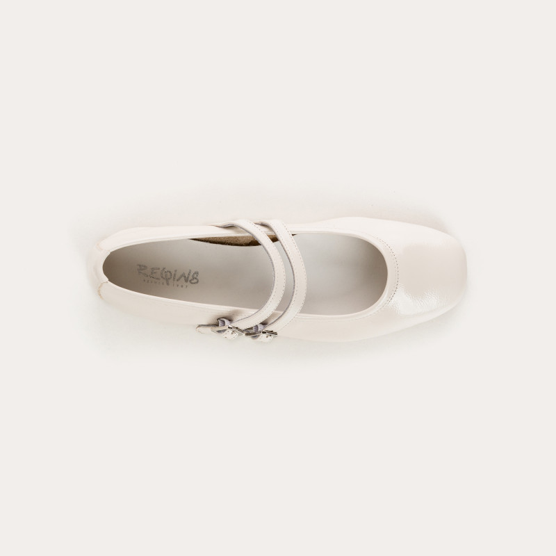 Holga Mary Janes Naplak Varnish Leather | Retro Elegance & Comfort - Reqins