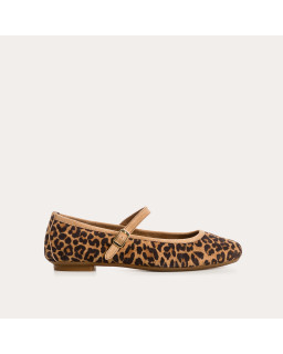 Mary Janes Honor Leopard Suede | Reqins