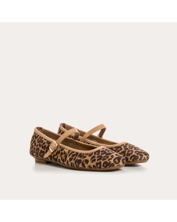 Mary Janes Honor Leopard Suede | Reqins
