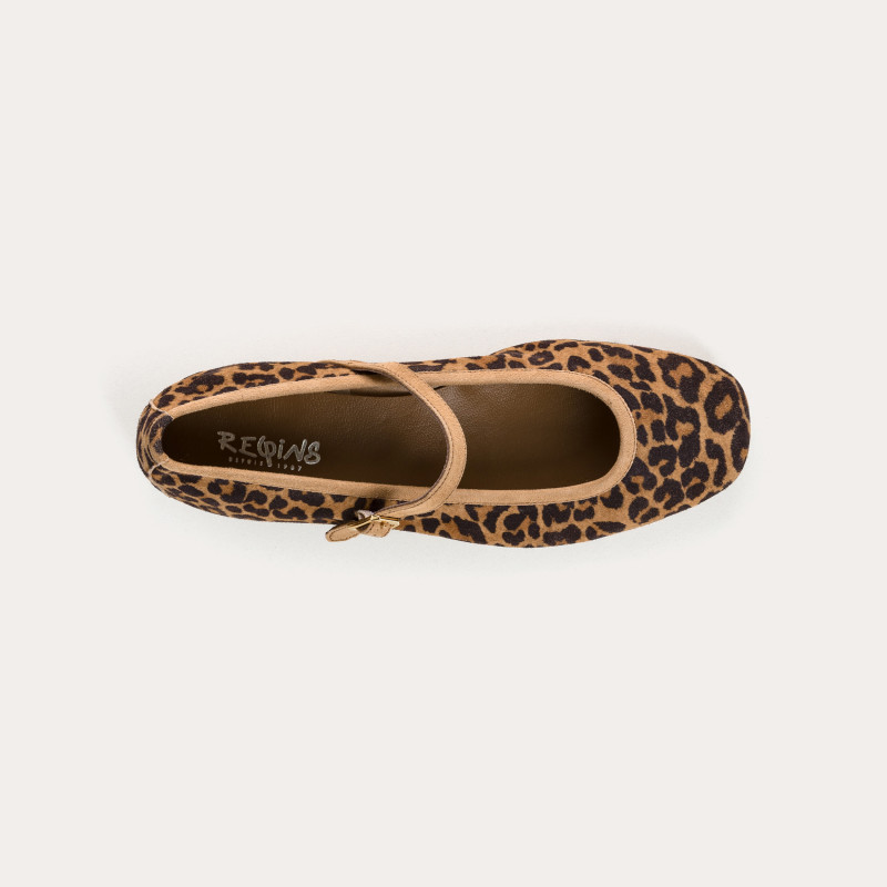Mary Janes Honor Leopard Suede | Reqins