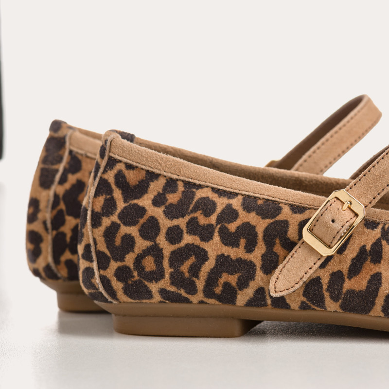 Mary Janes Honor Leopard Suede | Reqins