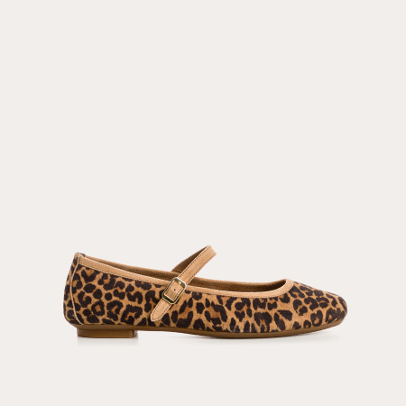 Mary Janes Honor Leopard Suede | Reqins