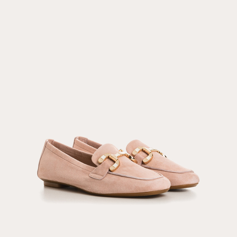 Suede horphetic moccasins | Sweet Elegance & Comfort - Reqins