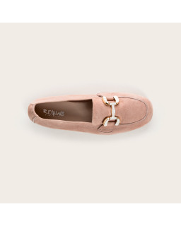 Suede horphetic moccasins | Sweet Elegance & Comfort - Reqins