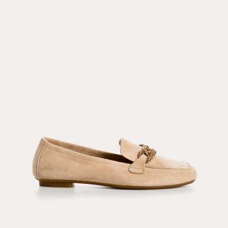 MOCASSINS HOLDING CUIR VELOURS