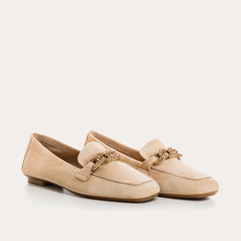 Loafers Holding in suede - Allure Preppy