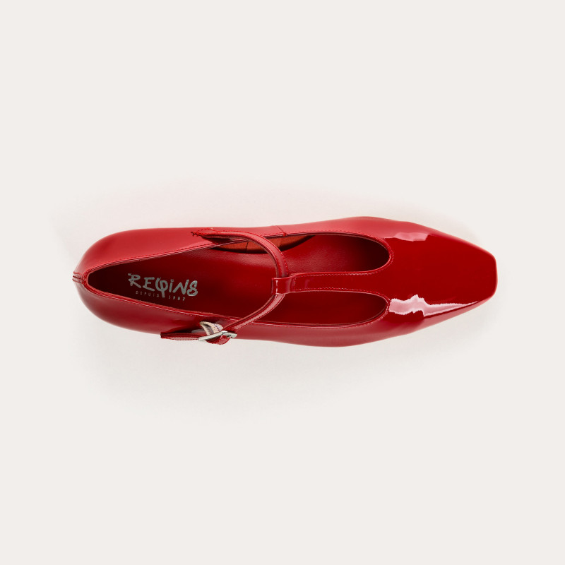 Ballerinas in Heels Spirit Salomé leather varnish