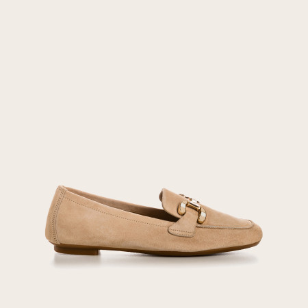 Suede horphetic moccasins | Sweet Elegance & Comfort - Reqins