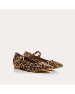 Texane Leopard Mary Janes | Reqins