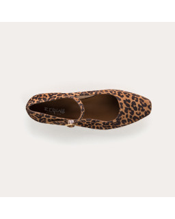 Texane Leopard Mary Janes | Reqins