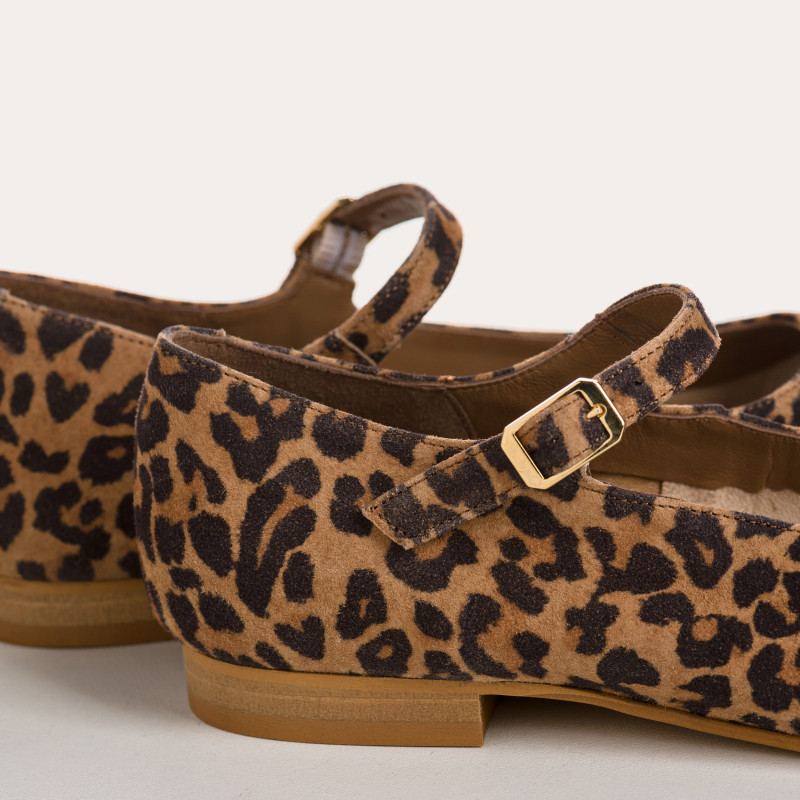 Texane Leopard Mary Janes | Reqins