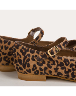 Texane Leopard Mary Janes | Reqins