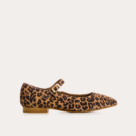 Texane Leopard Mary Janes | Reqins