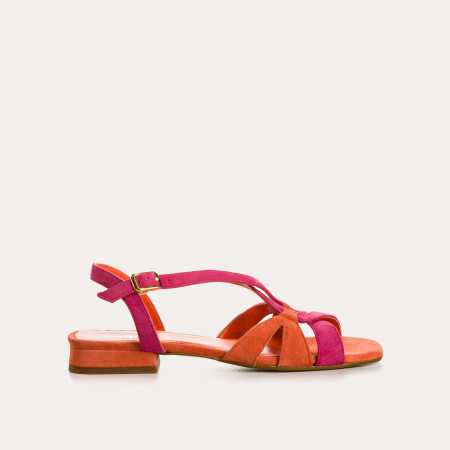 SANDALES COSMOS CUIR VELOURS