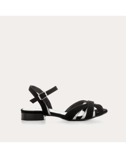 Sandales Palma en cuir velours éclat – Élégance & confort | Reqins