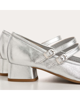 KRISTEN METALLICS HEELED MARY JANES | Reqins